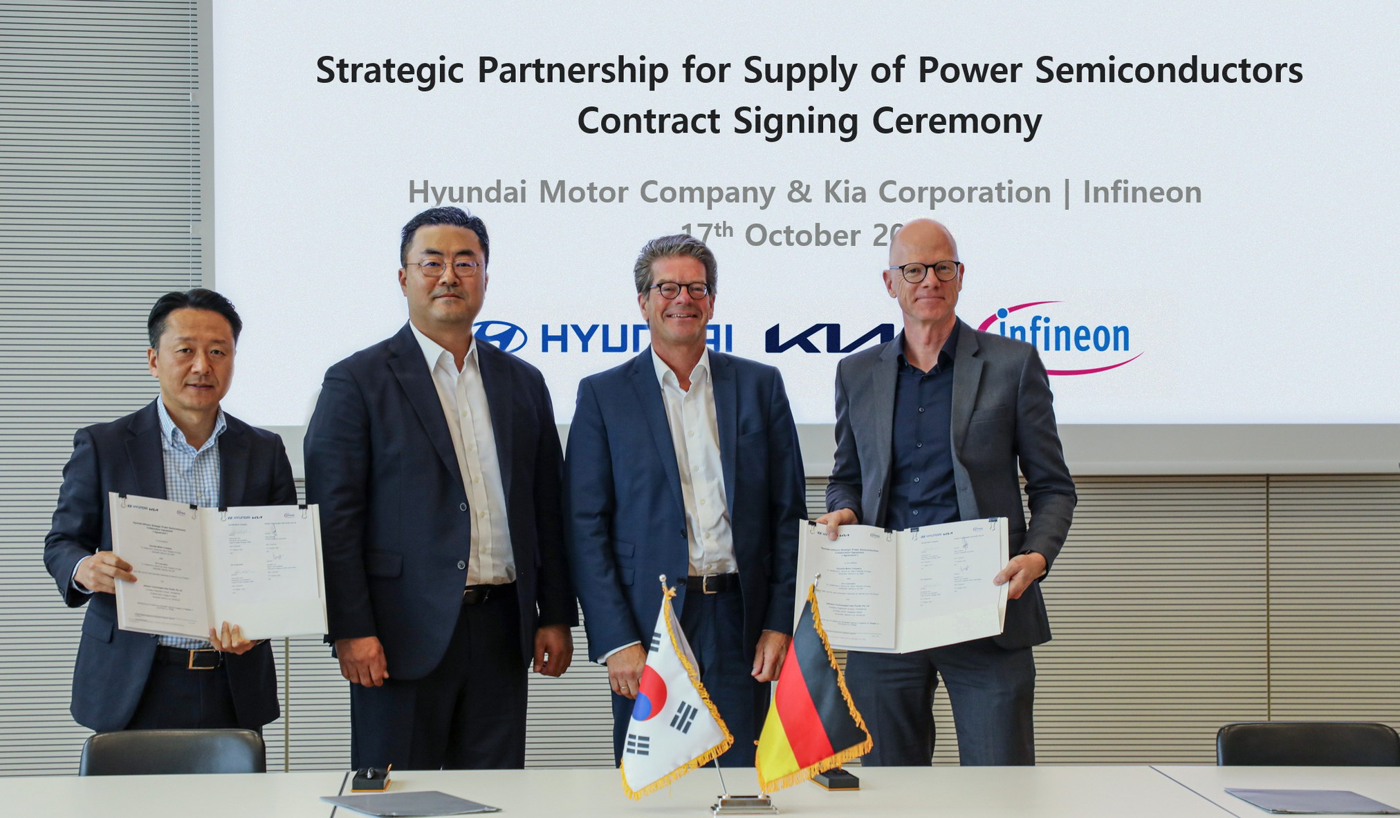 Hyundai Motor and Kia strengthen power semiconductor supply through strategic partnership with Infineon